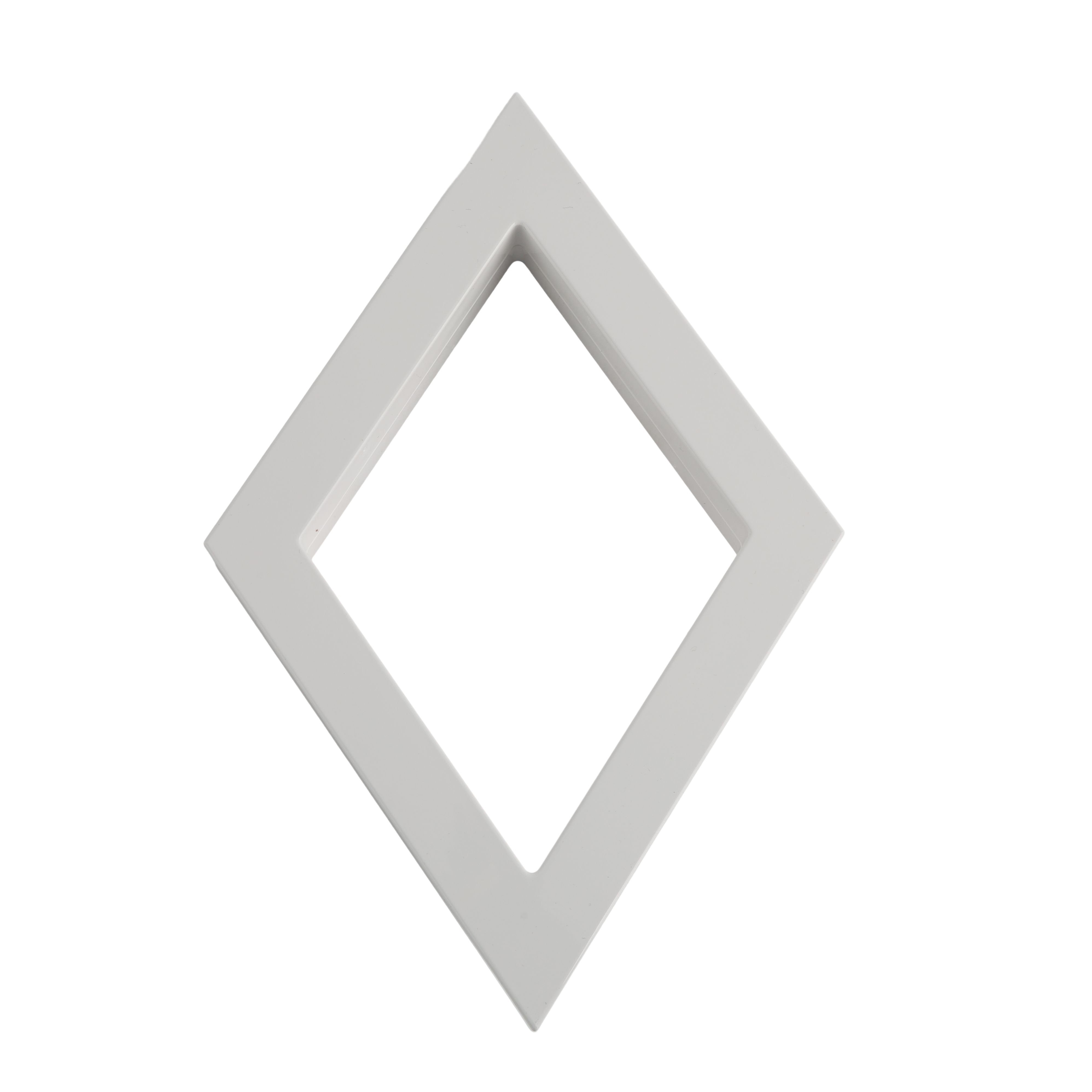 LMT 1296-WHITE Diamond Window Decorative Insert - White | Vinyl Fence ...