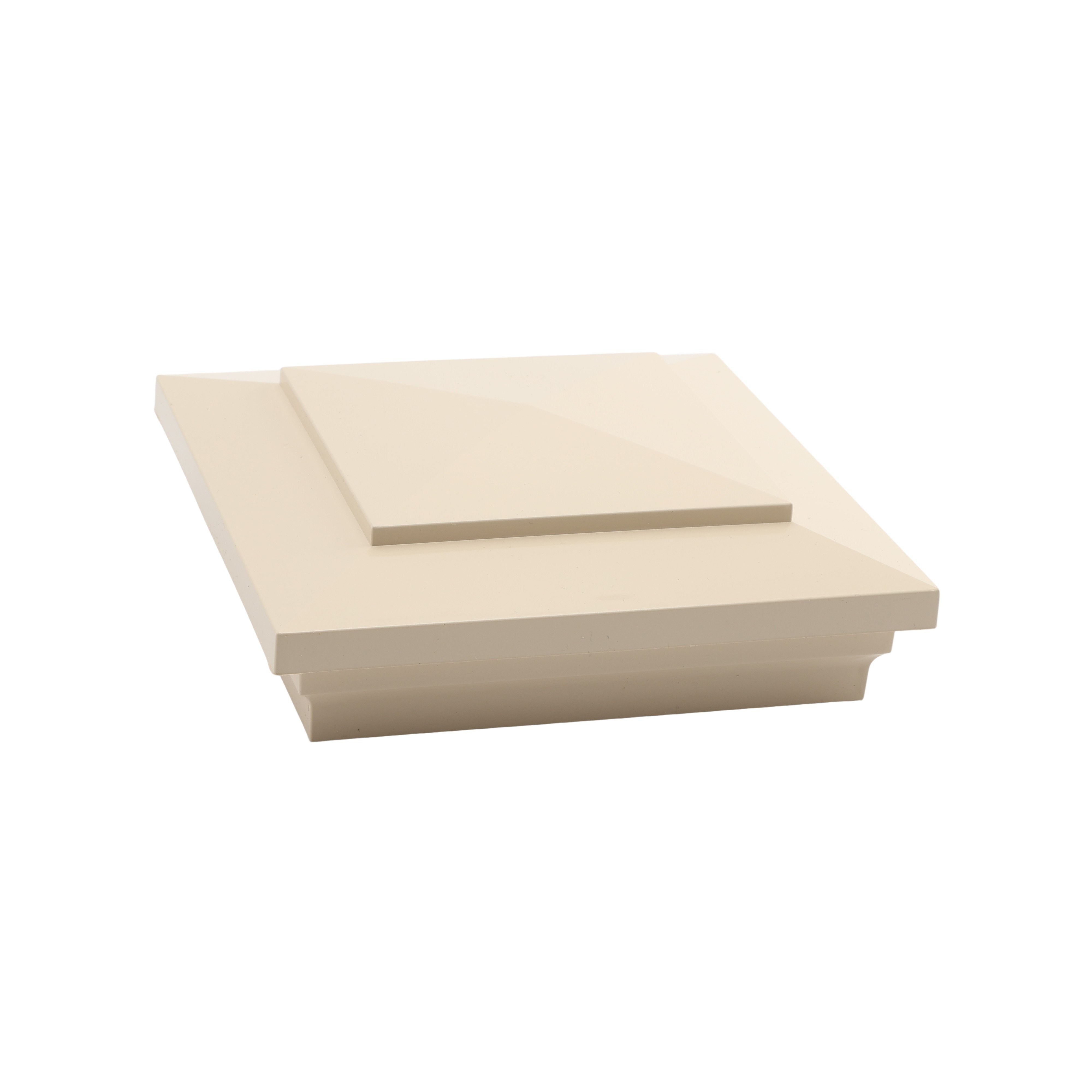 6X6 Cape May Style Vinyl Post Cap for Vinyl Fence and Railing