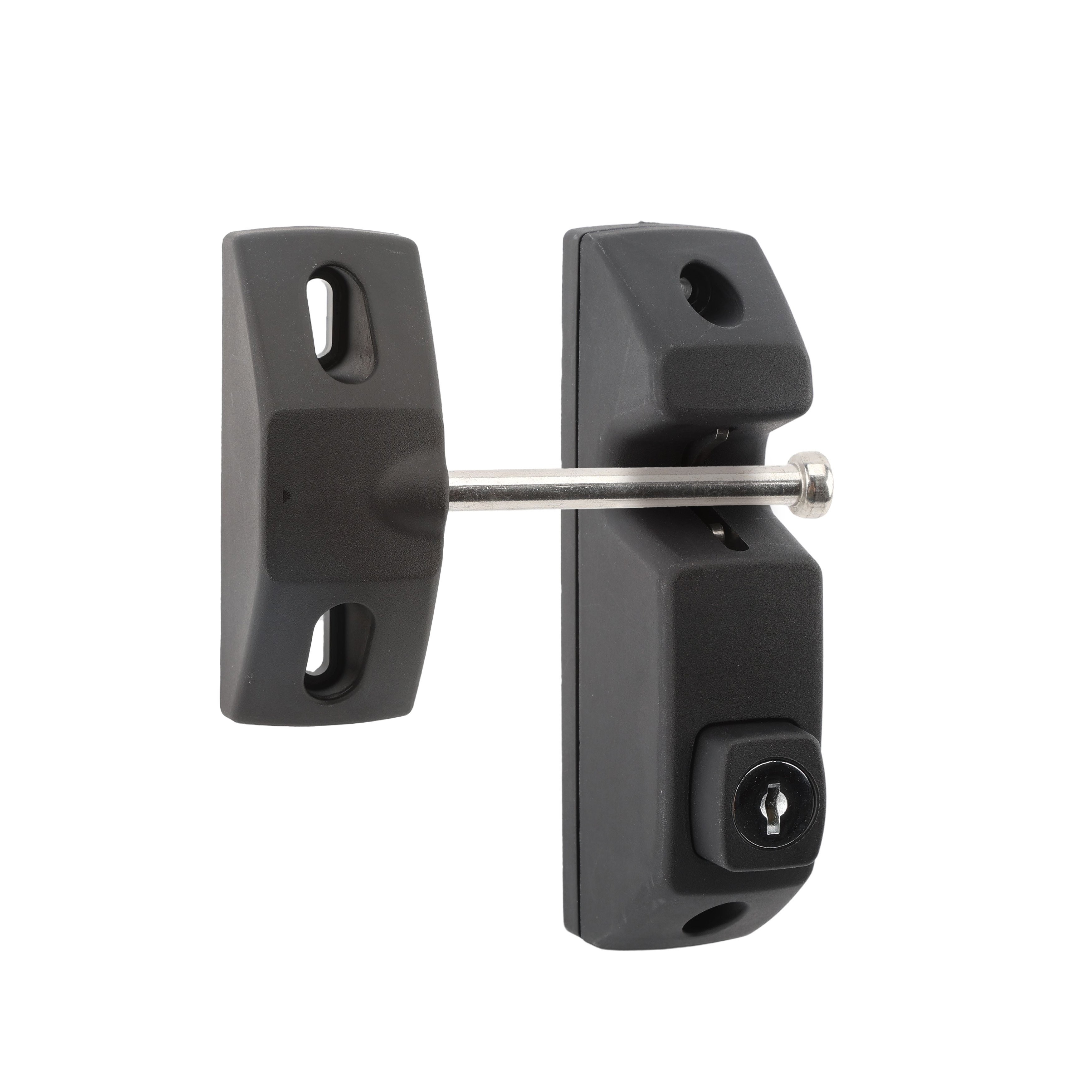 LMT Nylon Locking Gate Latch (Black) | Vinyl Fence Fittings