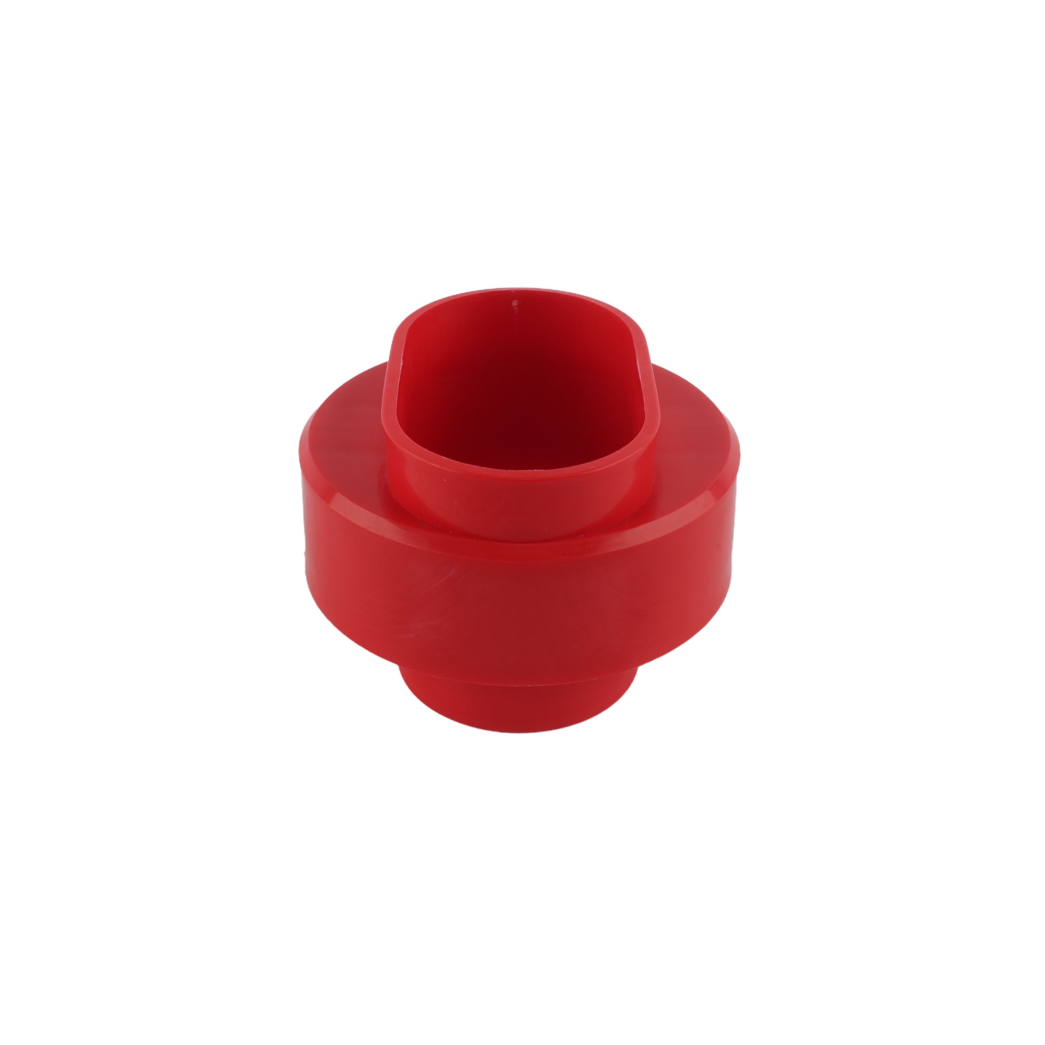 Red Professional Vinyl Fence Donut For 5" x 5" Vinyl Post and 2 1/2" (2