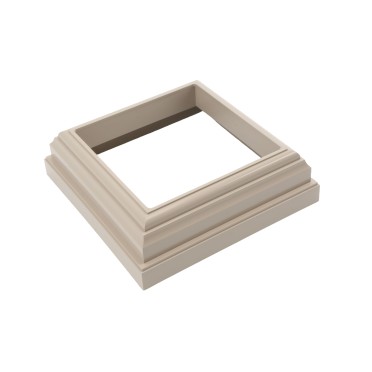 White Picket Fence Pack Inch Vinyl Post Skirt Split Style