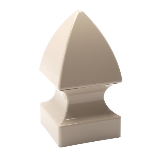 LMT 1005KK 4" x 4" Gothic Vinyl Post Cap - Khaki (PostCaps)