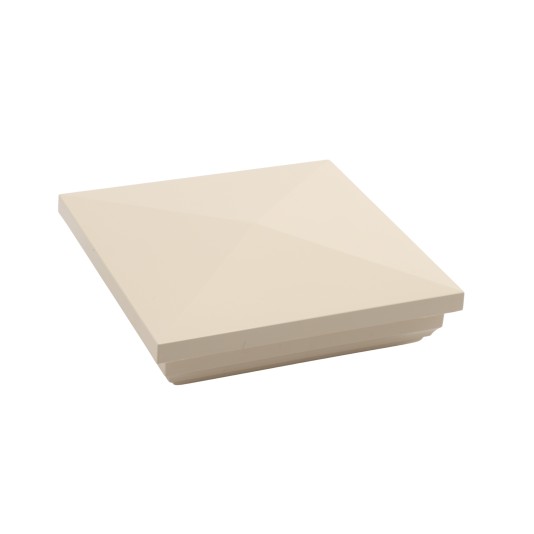 LMT 1039KT 4" x 4" New England Vinyl Post Cap - Beige 