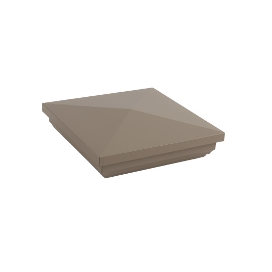 LMT 1039KK 4" x 4" New England Vinyl Post Cap - Khaki