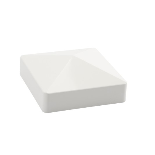 LMT 1071W 4" x 4" Horse Vinyl Post Cap (Long Lip) 