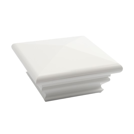LMT 1139W 4" x 4" Federation Vinyl Post Cap - White