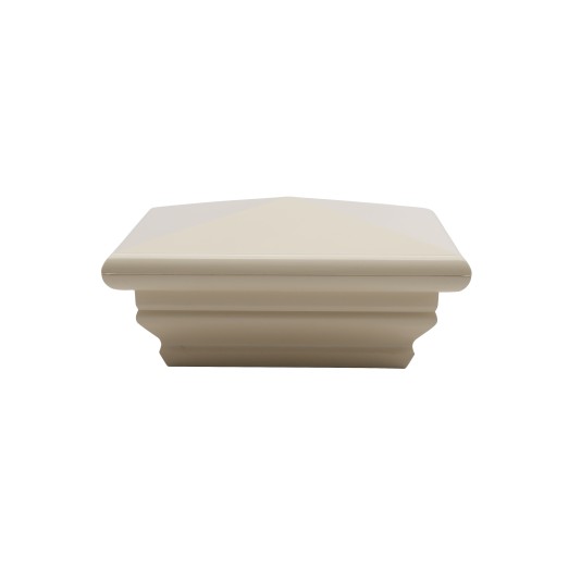 LMT 1140KT 5" x 5" Federation Vinyl Post Cap - Beige