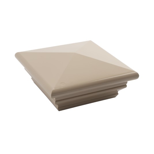 LMT 1140KK 5" x 5" Federation Vinyl Post Cap - Khaki