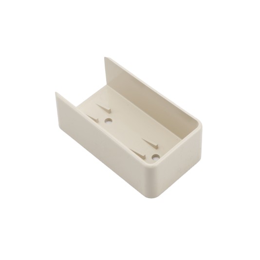 LMT 1 3/4" x 3 1/2" Rail Mount Bracket For Vinyl Fence (Almond) - 1153-ALMOND