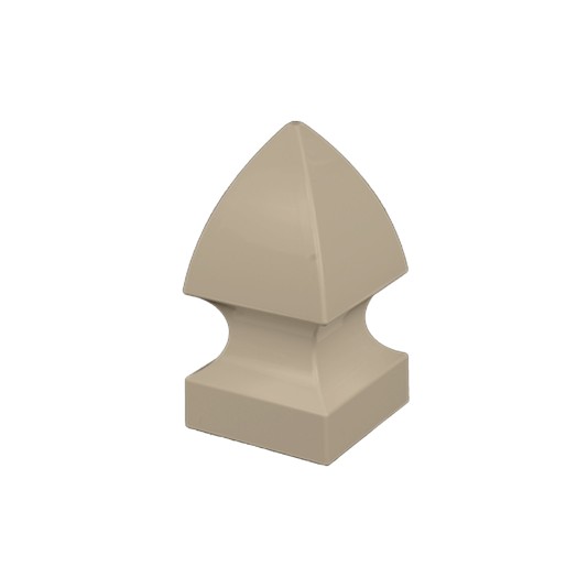 LMT 1312-45-KHAKI 5" Sq. Gothic Post Cap (Khaki)