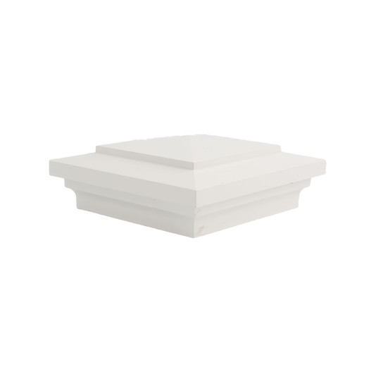 LMT 1326W 4" x 4" Hampton Vinyl Post Cap - White