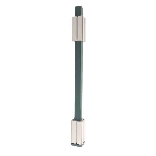 LMT Blu-Mount 4" Sq. x 42" Heavy-Duty Surface Mount IBC-Compliant Structural Post Mount For Vinyl Railing Posts With PVC Alignment Guides - 1367C-HD