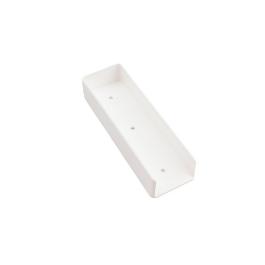 LMT 2" x 7" Rail Mount Bracket For Vinyl Fence (White) - 1372-WHITE