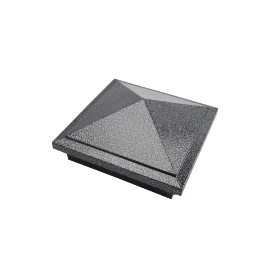 5.625" (5 5/8" x 5 5/8") Haven Style Vinyl Post Cap for 6" x 6" Wood Post - Antique Gray