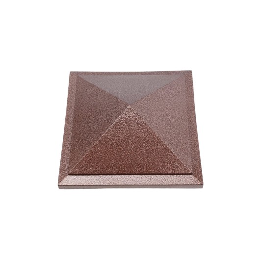 6" x 6" Haven Style Vinyl Post Cap - Antique Copper