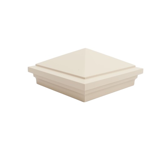 LMT-1504KT 6" x 6" Sq. Haven Vinyl Post Cap - Beige