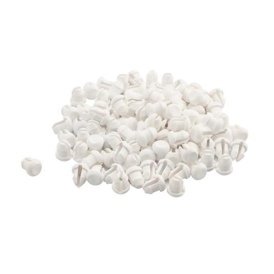 LMT Vinyl Hot Wire Clip For Vinyl Fence Posts (White) Pack of 100 Pcs - 1528-WHITE