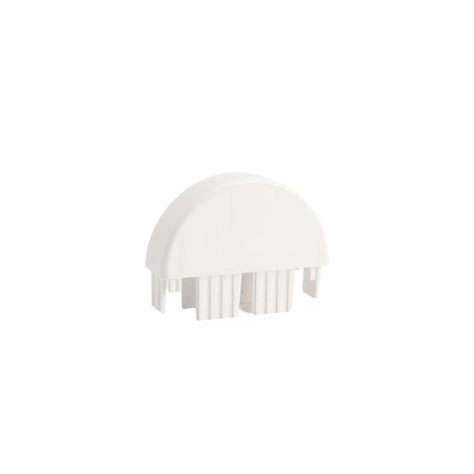 LMT 7/8" x 3" Pinion Vinyl Picket Cap for Vinyl Fence Posts (White) - 1541W
