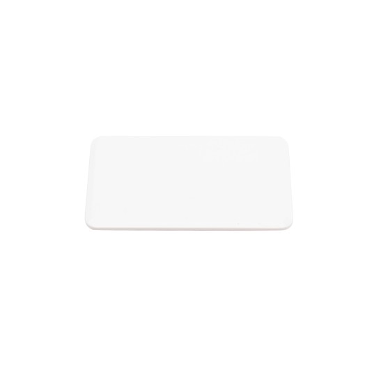 1 3/4" x 3 1/2" Routed Vinyl Post Hole Cover - LMT 1579-WHITE