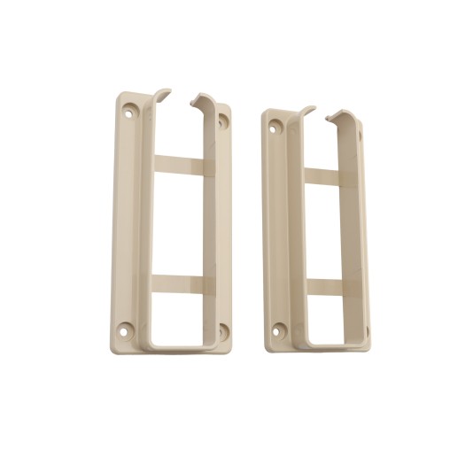 LMT 1 3/4" x 7" Rail Mount Bracket Kit For Vinyl Fence (Almond) - 1733-NA (GeneralUse)