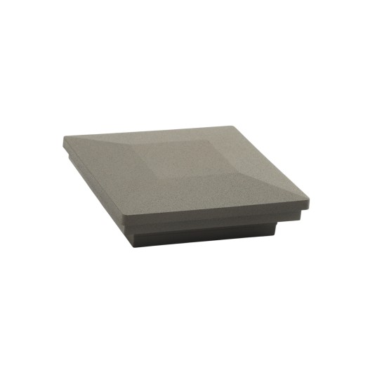 3" Sq. Ornamental Post Cap (White Shown)