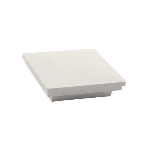 3" x 3" Ornamental Post Cap - Textured White