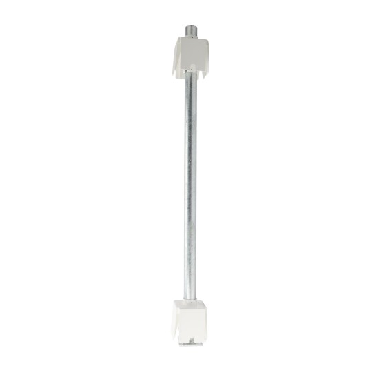 LMT 5" x 48" Schedule 40 Galvanized Steel Rook Fence Post Mount w/ Rooks & Hardware - LMT 1784