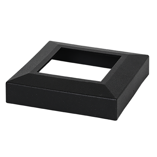 3" Square Post Skirt - Aluminum (Black) 