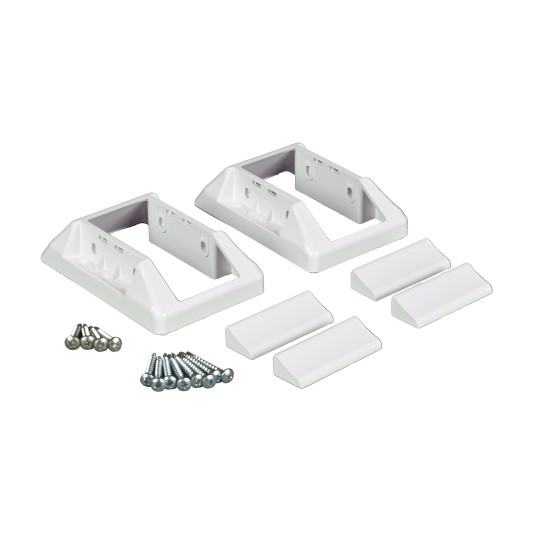 LMT 1935-WHITE Rail 2" x 3.5" Stair Kit for Vinyl Railing (Upper and Lower) (White)