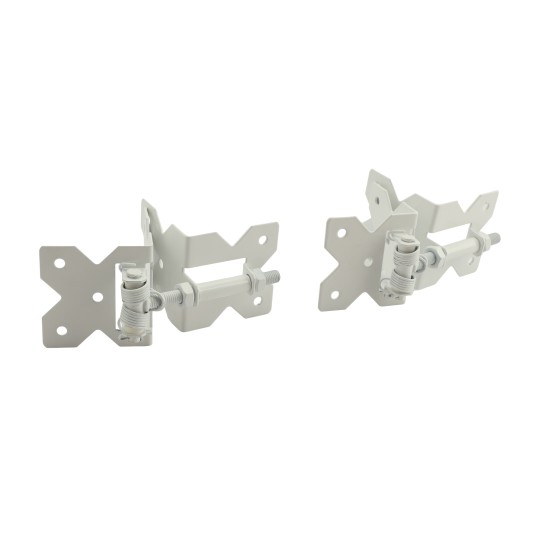 LMT Stainless Steel Commercial Self Closing Hinge (White Stainless Steel) - 4020-WHITE