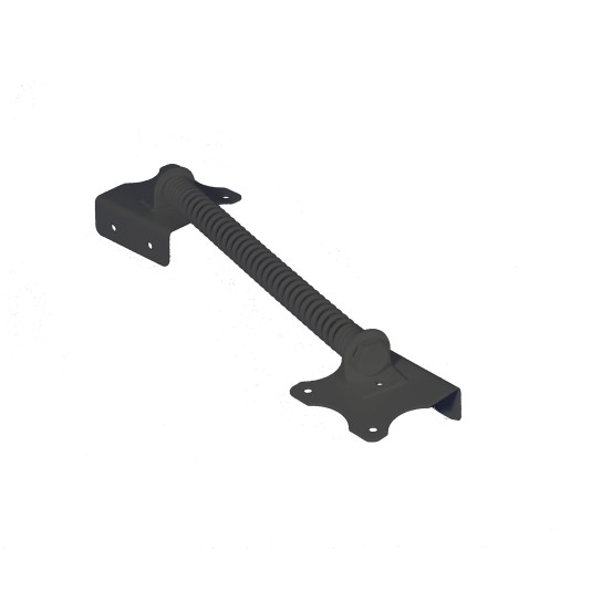 LMT 13" Self-Closing, Adjustable Stainless Steel Gate Spring For Vinyl Fence Gates (Black)