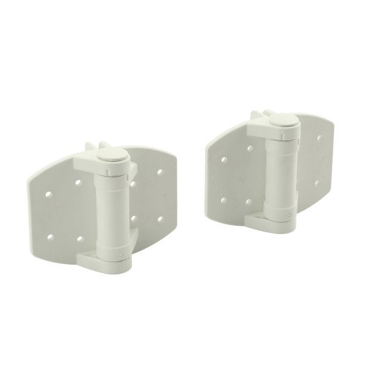 LMT Nylon Spring Loaded Gate Hinges (White)