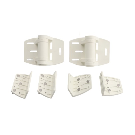 Nylon Spring Loaded Gate Hinges (White)