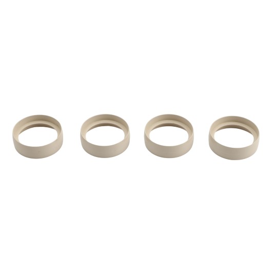 LMT 4 - Pack of ADA-Compliant Molded Rail Joint Rings (Almond) - 6009-ALMOND (ADA)