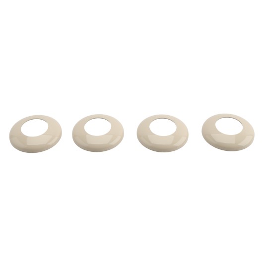 LMT 6011 ADA Bracket Wall Return Cover Plate (4 Pack) - (White Shown As Example)