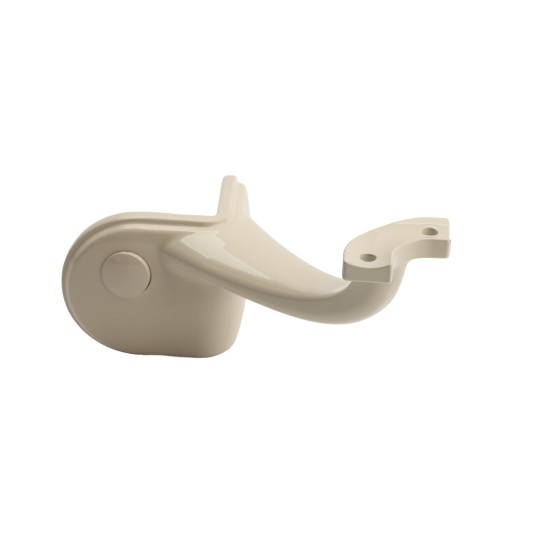 ADA-Compliant Heavy Duty 90 Degree Inside Wall Mount Corner Bracket Kit (Almond - All Aluminum - IBC and IRC) - LMT 6013-ALMOND (ADA)