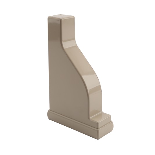 LMT 2" x 6" External Pergola Vinyl End Cap for Vinyl Fence Posts (Khaki) - A-206P-KHAKI