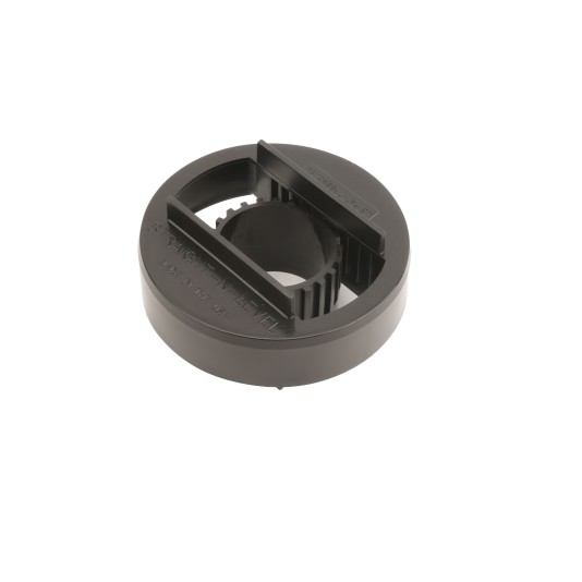 5" Adjustable 2-Piece Post Socket Adjustable Vinyl Fence Donut Post Leveling Collar 1 7/8" Round Posts- APSB5