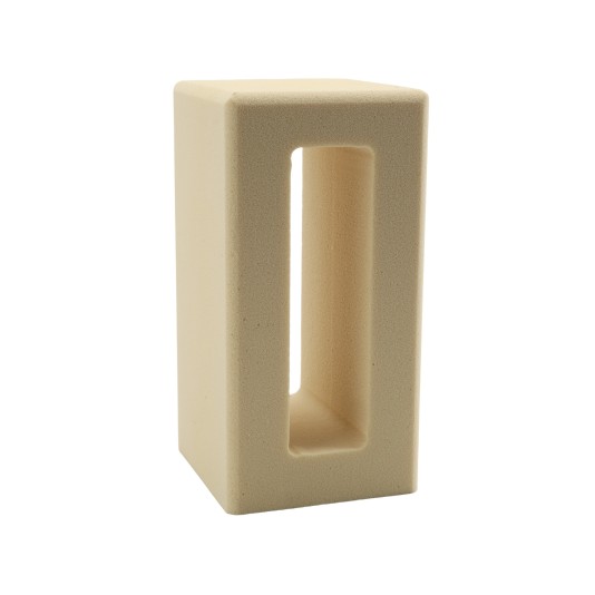 Vinyl Fence Gate Post Insert for Rail Support | 1.5" x 5.5" x 5"
