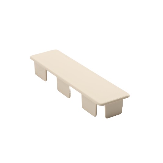 LMT 1 1/2" x 5 1/2" (1.320" x 5.290" Inside Dimension) Internal Vinyl End Cap for Vinyl Fence Posts (Beige) - EC-1555-BEIGE
