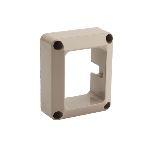LMT FW37170-KHAKI 2 1/8" x 2 5/8" Flat Rail Bracket For Vinyl Railing (Tall) - Khaki