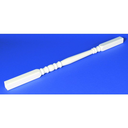 LMT 1 1/2 Sq x 36 1/2 Traditional Baluster Thermoformed Vinyl Spindle For Vinyl Railing (Khaki) - 3100-36.5-KHAKI