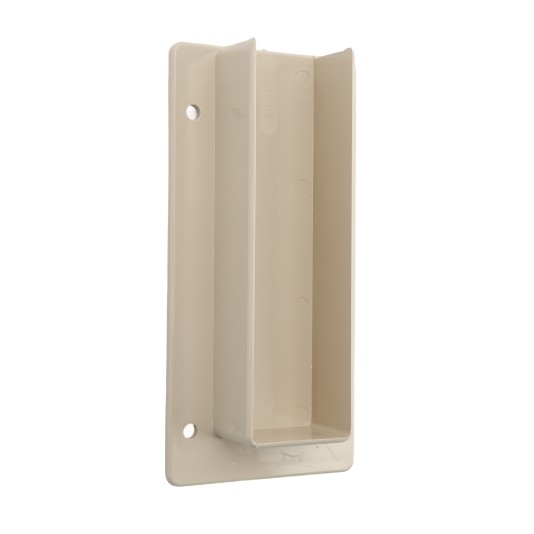 LMT 1 1/2" x 5 1/2" External Rail Mount Bracket For Vinyl Fence (Almond) - M-155E-ALMOND (GeneralUse)