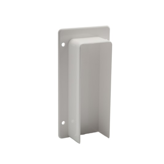 LMT 2" x 6" External Rail Mount Bracket For Vinyl Fence (White) - M-260E-WHITE (GeneralUse)