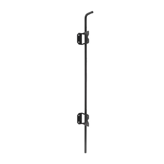 Nationwide 36" Heavy-Duty Stainless Steel Drop Rod with Self-Drilling Screws (Black) - NW38305N-36SSBD