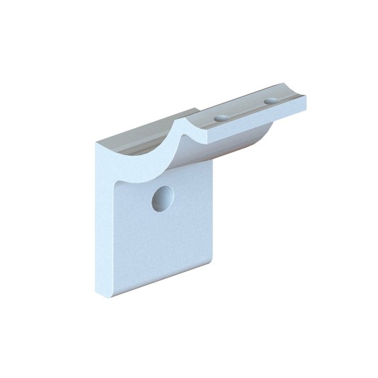 Vinyl Heavy-Duty Support Bracket for Continuous Hand Rail