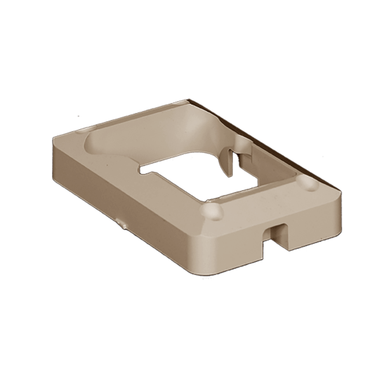 Top Sculpted Rail Bracket (Almond) 