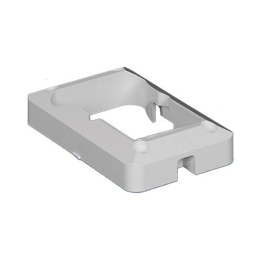 Top Sculpted Rail Bracket (White)