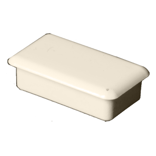 0.875" x 1.5" End Cap -Internal - ALMOND 