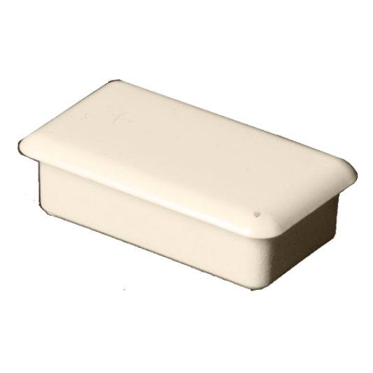 0.875" x 1.5" End Cap -Internal - KHAKI 